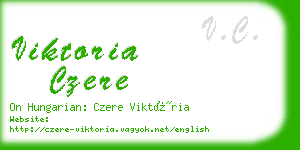 viktoria czere business card
